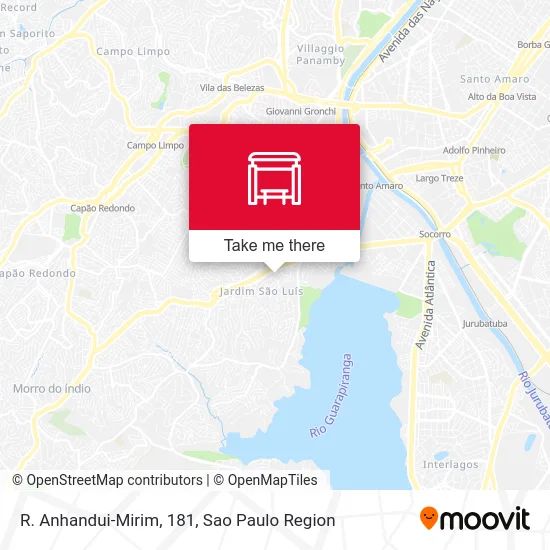 R. Anhandui-Mirim, 181 map