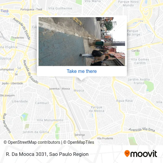 R. Da Mooca 3031 map