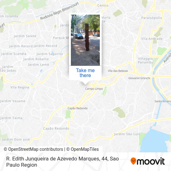 R. Edith Junqueira de Azevedo Marques, 44 map