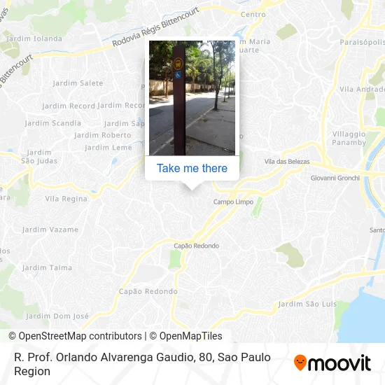 R. Prof. Orlando Alvarenga Gaudio, 80 map