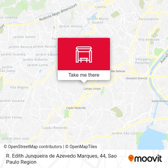 R. Edith Junqueira de Azevedo Marques, 44 map