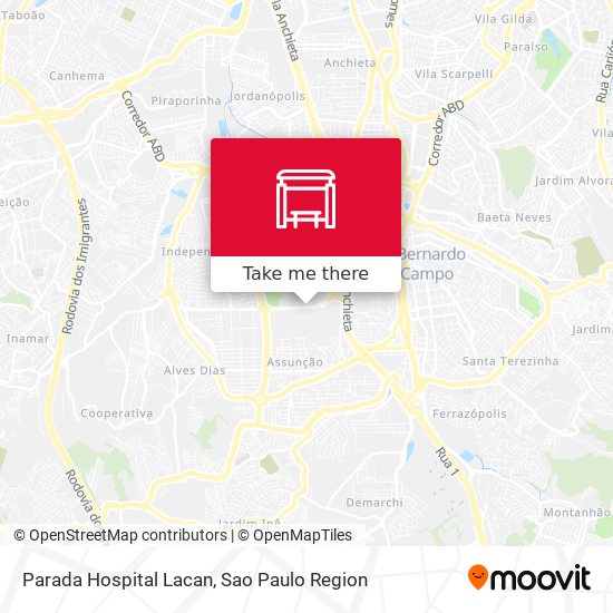 Mapa Parada Hospital Lacan