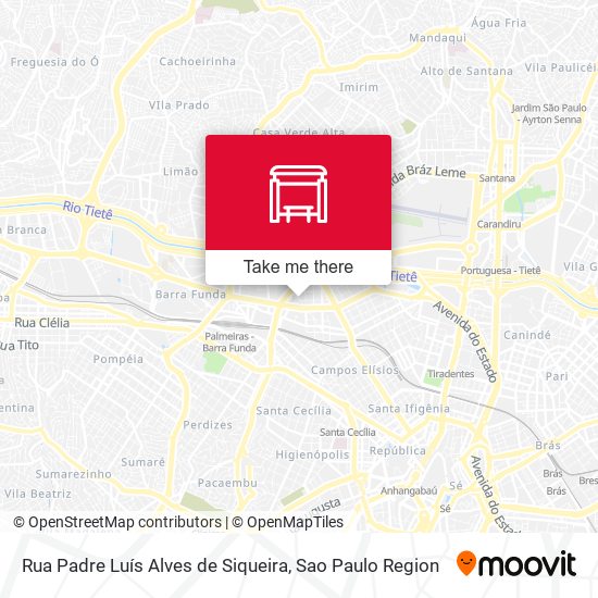 Rua Padre Luís Alves de Siqueira map