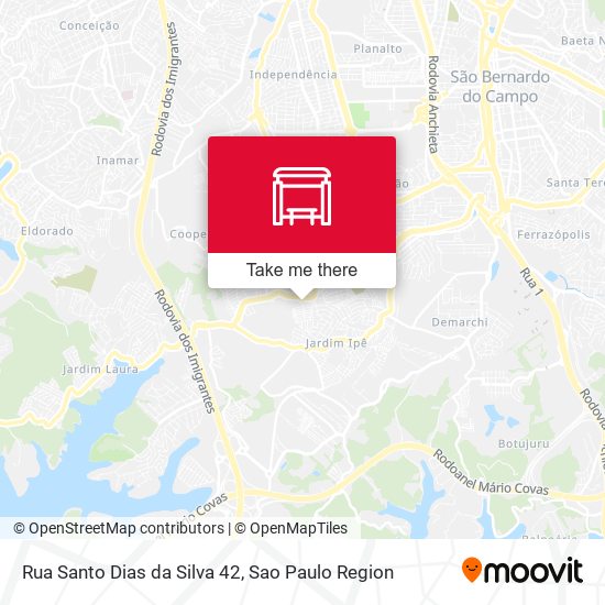 Rua Santo Dias da Silva 42 map