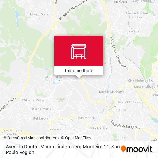 Mapa Avenida Doutor Mauro Lindemberg Monteiro 11