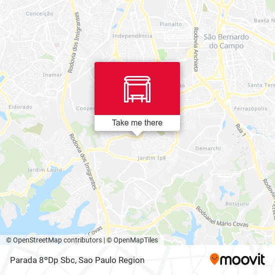 Parada 8ºDp Sbc map