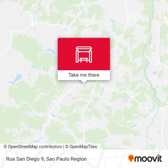 Rua San Diego 9 map