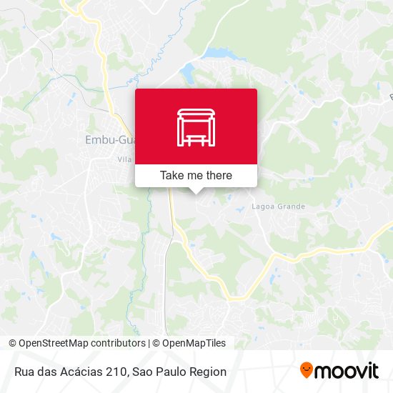 Rua das Acácias 210 map