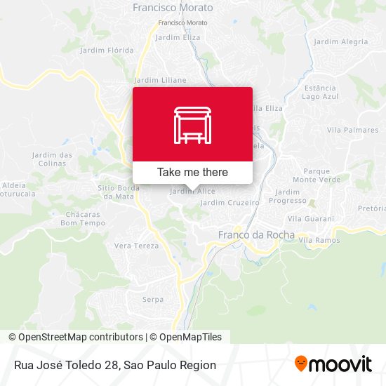 Rua José Toledo 28 map