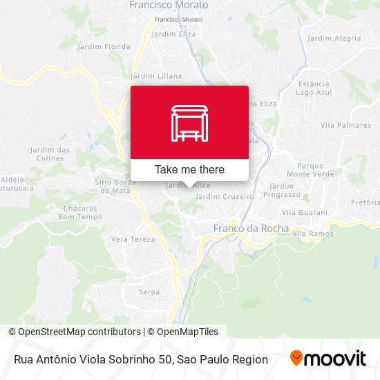 Rua Antônio Viola Sobrinho 50 map