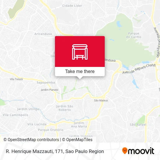 R. Henrique Mazzauti, 171 map