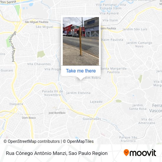 Rua Cônego Antônio Manzi map