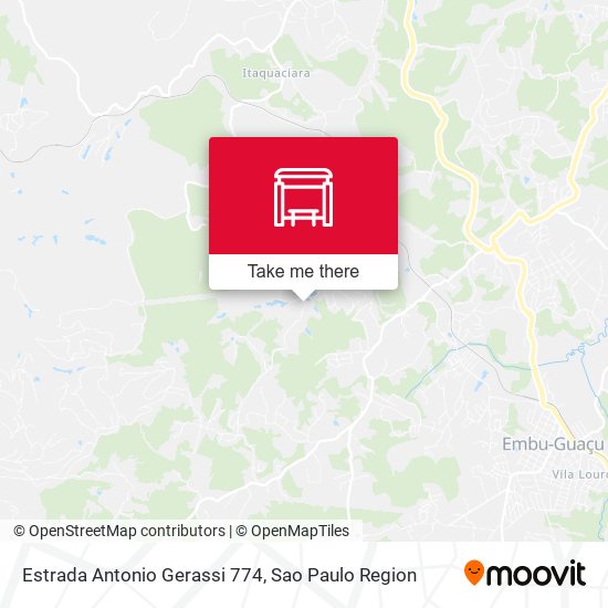 Estrada Antonio Gerassi 774 map