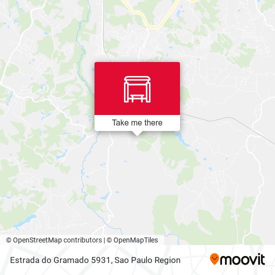 Estrada do Gramado 5931 map