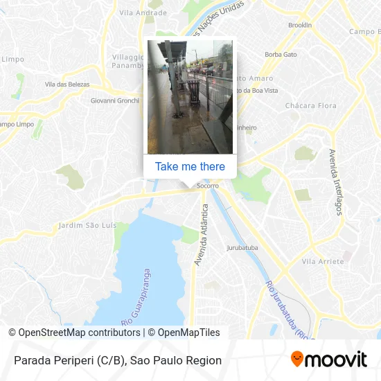 Parada Periperi (C/B) map