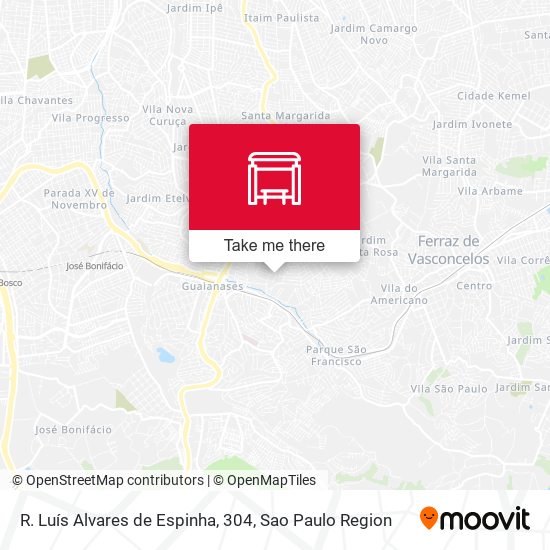 R. Luís Alvares de Espinha, 304 map