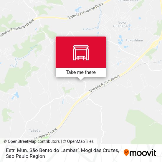 Estr. Mun. São Bento do Lambarí, Mogi das Cruzes map