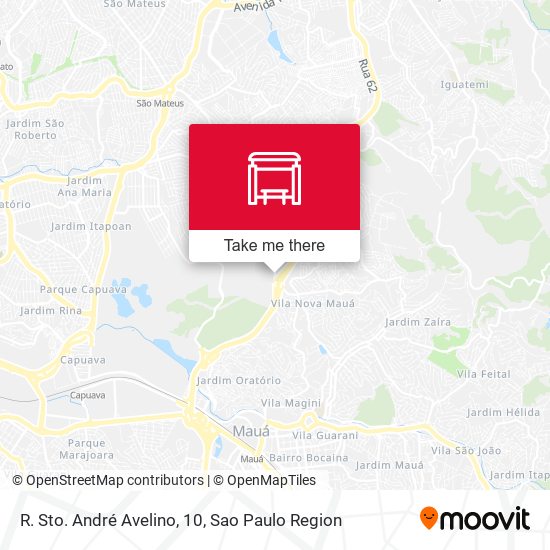 R. Sto. André Avelino, 10 map