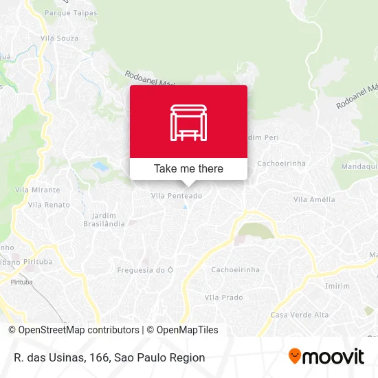 R. das Usinas, 166 map