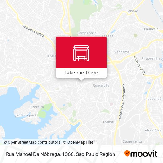 Rua Manoel Da Nóbrega, 1366 map