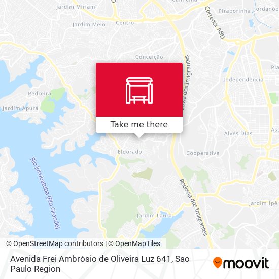 Avenida Frei Ambrósio de Oliveira Luz 641 map