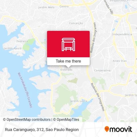 Rua Caranguejo, 312 map