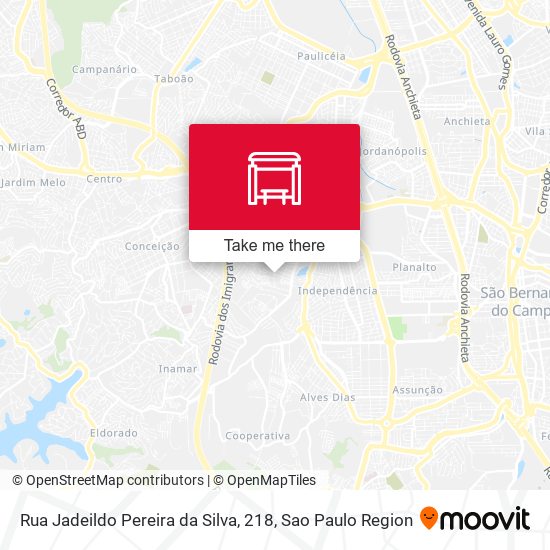 Rua Jadeildo Pereira da Silva, 218 map