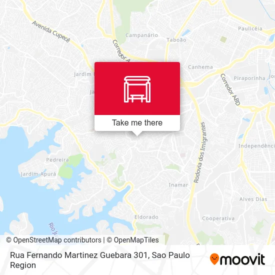 Rua Fernando Martinez Guebara 301 map