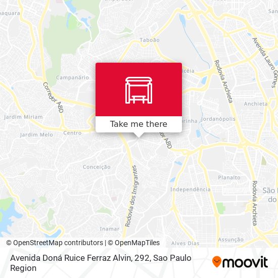 Avenida Doná Ruice Ferraz Alvin, 292 map