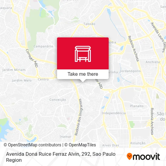Avenida Doná Ruice Ferraz Alvin, 292 map