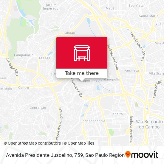 Avenida Presidente Juscelino, 759 map