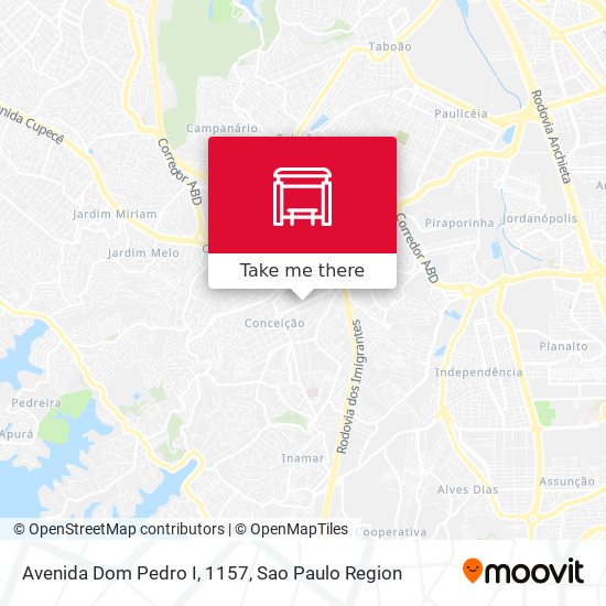 Avenida Dom Pedro I, 1157 map
