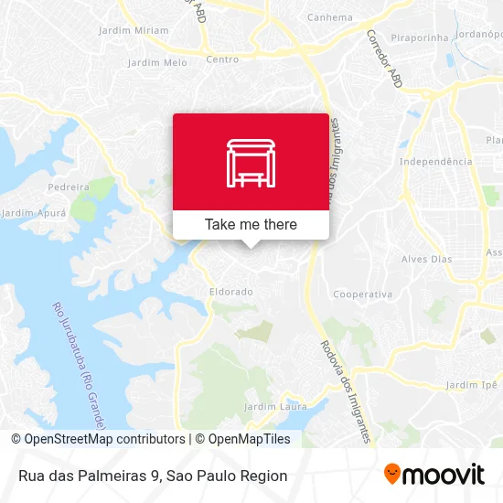 Rua das Palmeiras 9 map