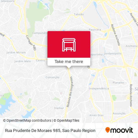 Rua Prudente De Moraes 985 map