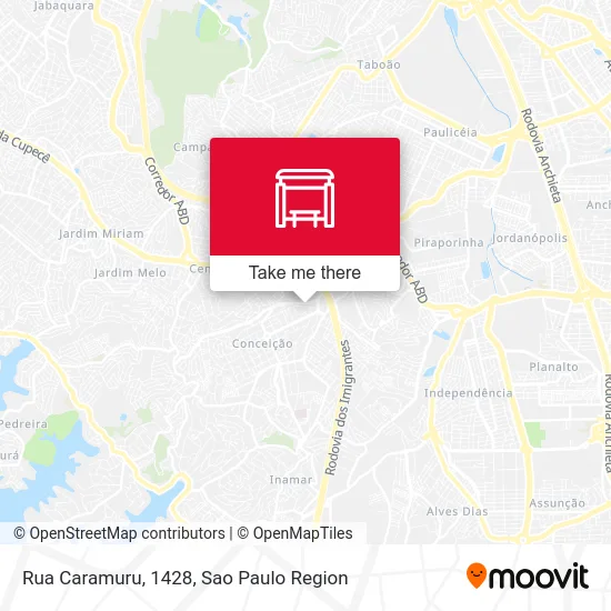 Rua Caramuru, 1428 map