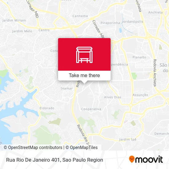 Rua Rio De Janeiro 401 map