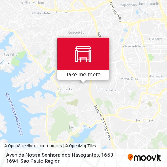 Avenida Nossa Senhora dos Navegantes, 1650-1694 map