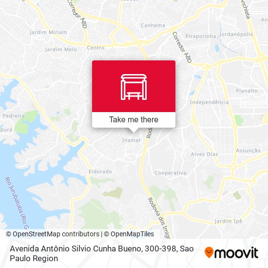 Avenida Antônio Silvio Cunha Bueno, 300-398 map