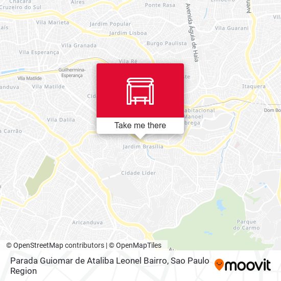 Parada Guiomar de Ataliba Leonel Bairro map