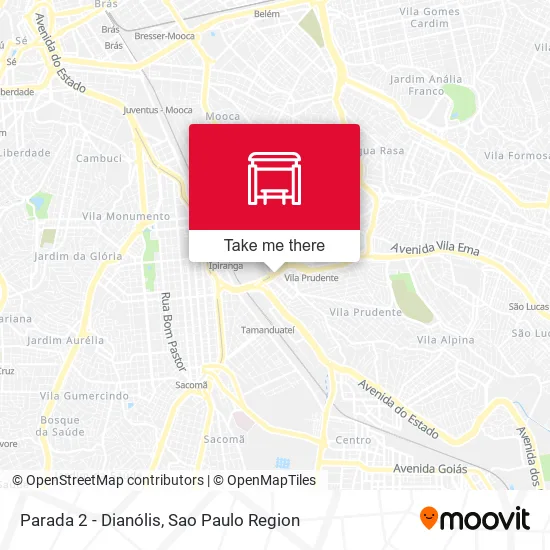 Parada 2 - Dianólis map
