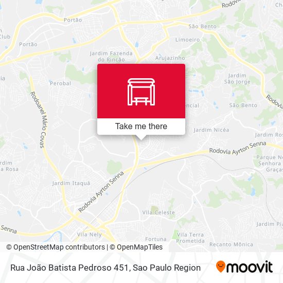 Rua João Batista Pedroso 451 map
