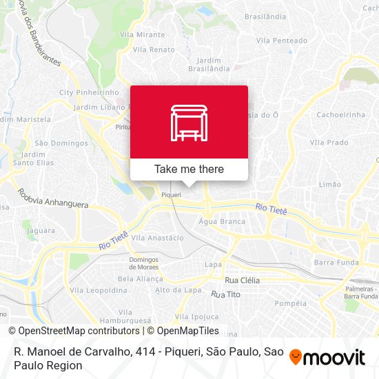 R. Manoel de Carvalho, 414 - Piqueri, São Paulo map