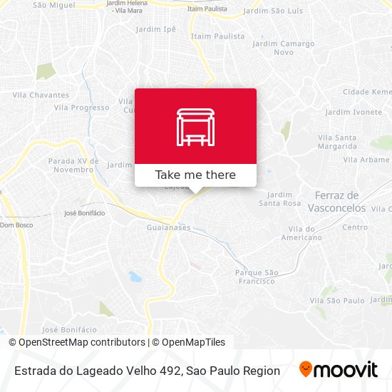 Estrada do Lageado Velho 492 map