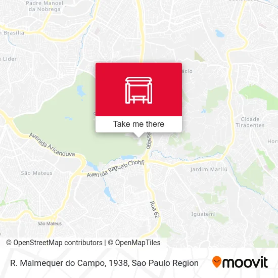 R. Malmequer do Campo, 1938 map