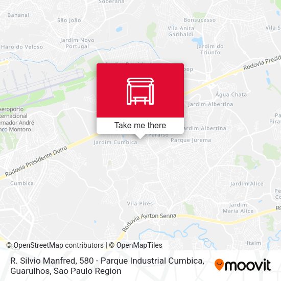 R. Silvio Manfred, 580 - Parque Industrial Cumbica, Guarulhos map