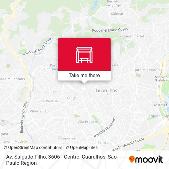 Av. Salgado Filho, 3606 - Centro, Guarulhos map