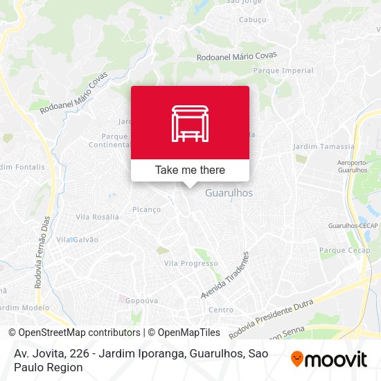 Av. Jovita, 226 - Jardim Iporanga, Guarulhos map