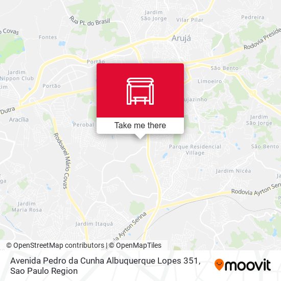 Avenida Pedro da Cunha Albuquerque Lopes 351 map