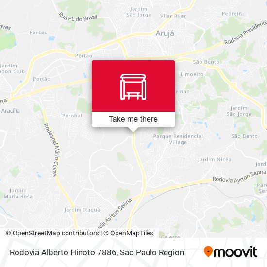 Rodovia Alberto Hinoto 7886 map