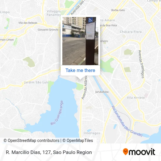 R. Marcilio Dias, 127 map